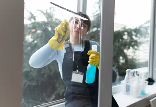Nettoyage de vitres intérieures et extérieures à Hénouville
